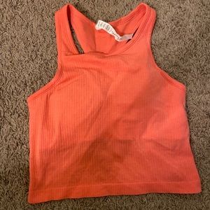 Ebb to Street Cropped Racerback Tank Top